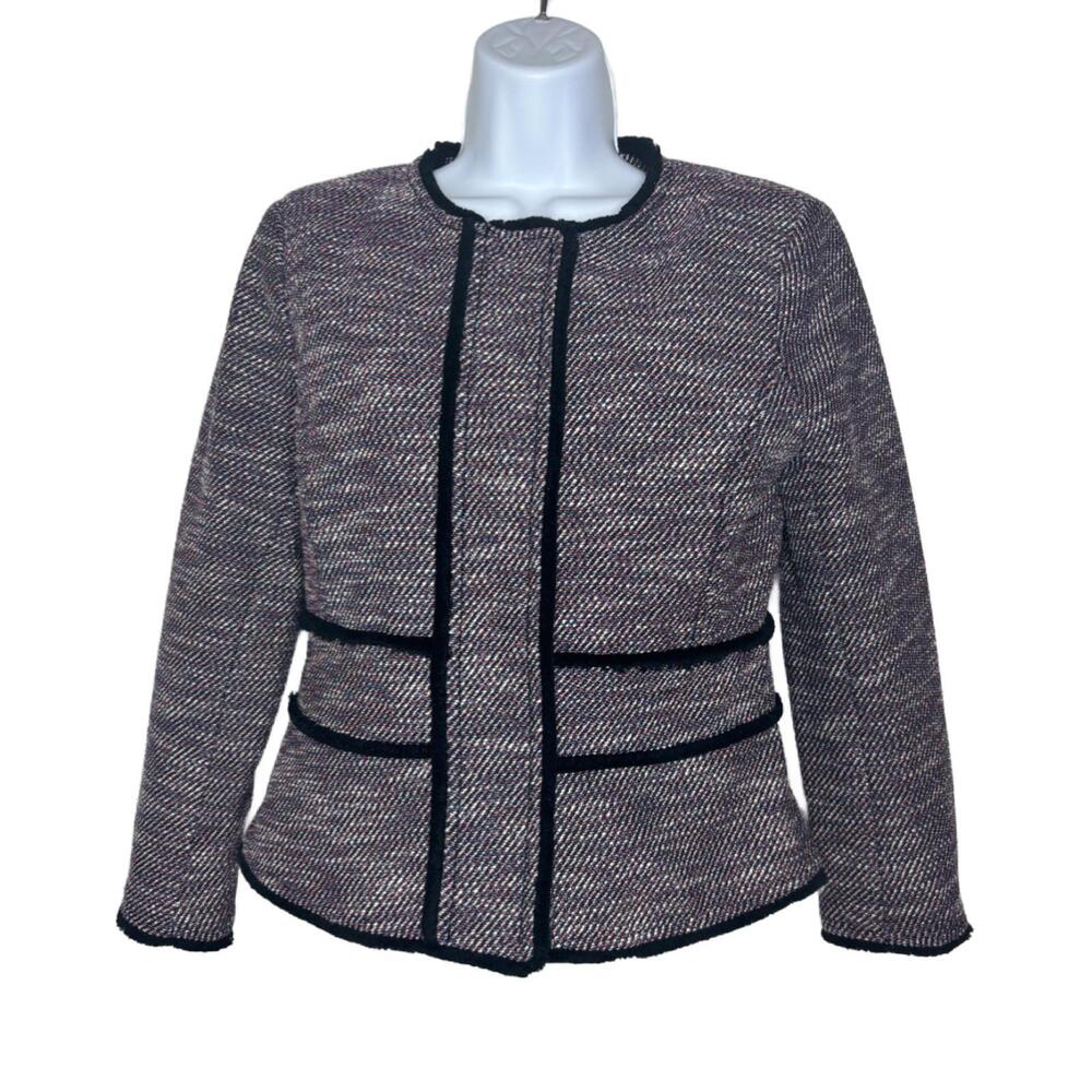 Banana Republic Women's Sz 4 Tweed Blazer Jacket (1902)